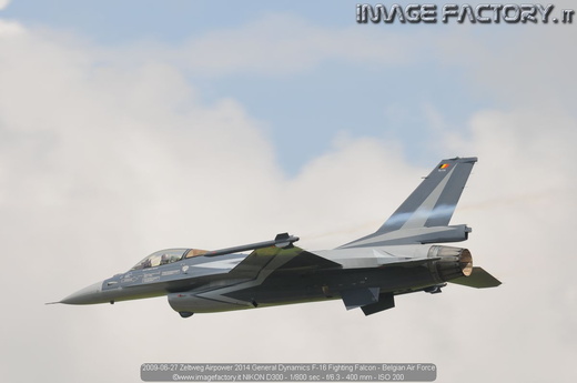 2009-06-27 Zeltweg Airpower 2014 General Dynamics F-16 Fighting Falcon - Belgian Air Force